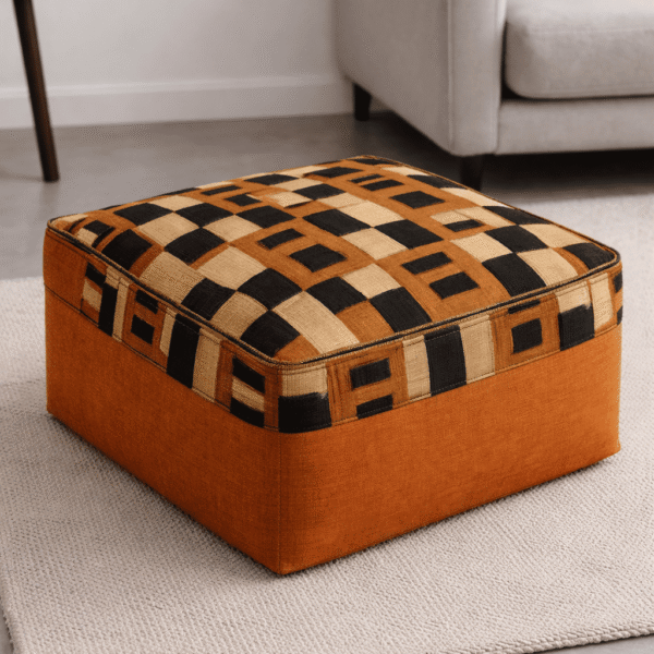 Pouf en tissu personnalisé