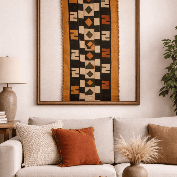 Cadres décoratifs en wax / bogolan / kente